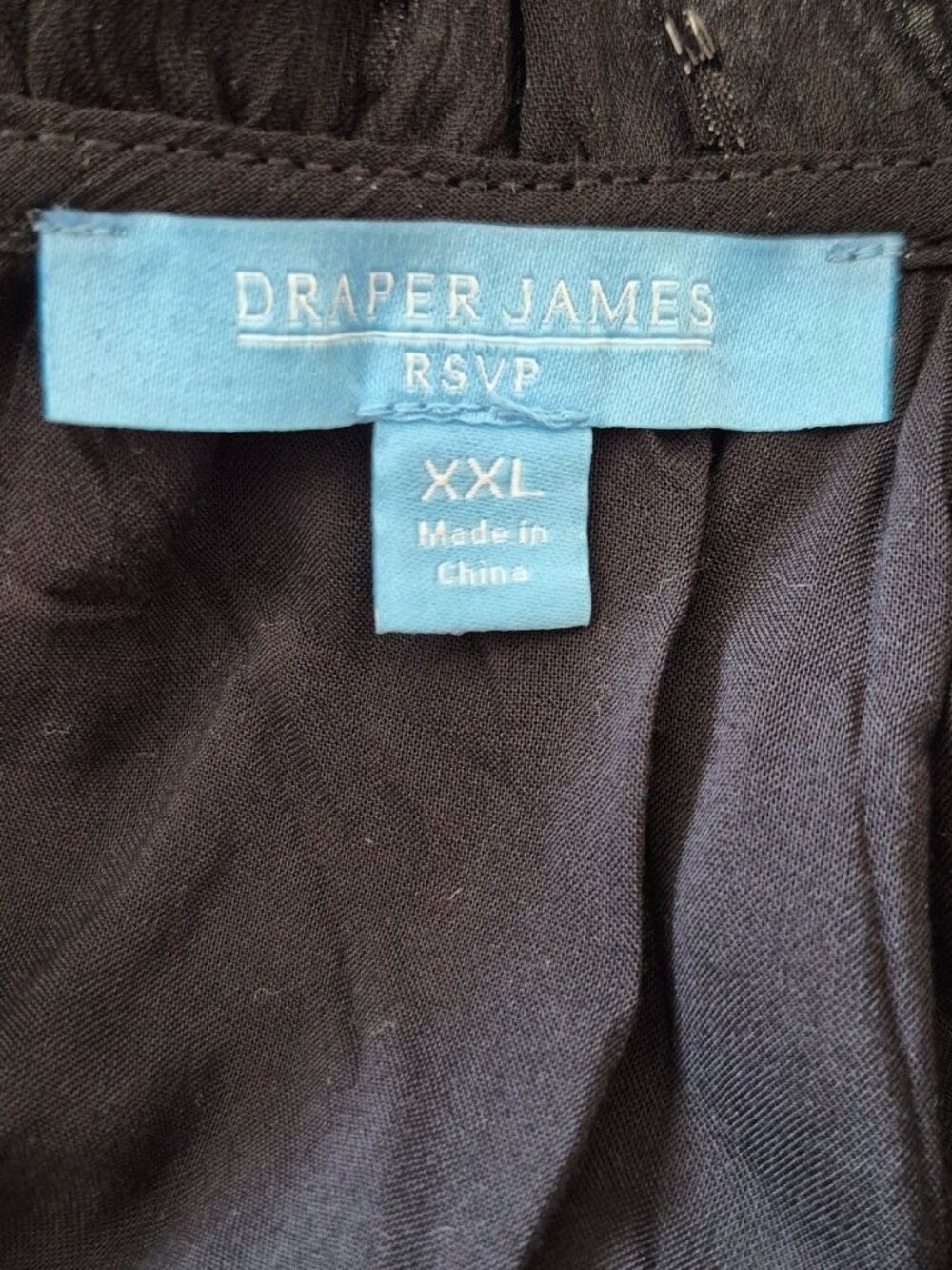 Draper James RSVP Black Maxi Dress for Weddings Special Occasions Graduation - Picture 5 of 5